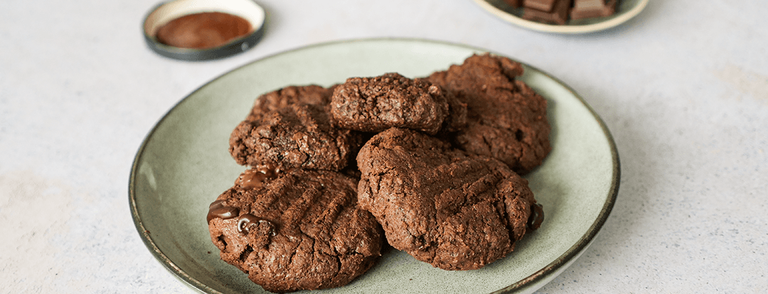 Vegane Protein-Schoko-Cookies