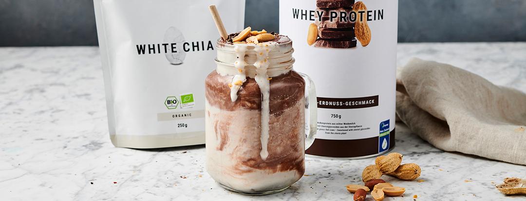 Protein Shake Schoko-Erdnuss